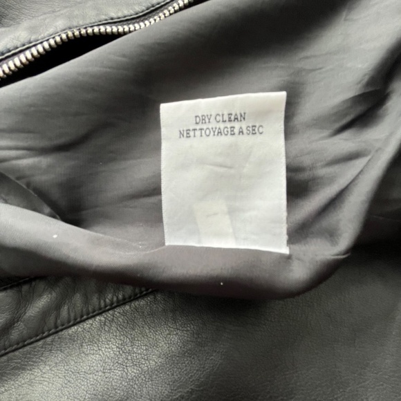 NESS Vegan Leather Bomber Jacket, Large, Black, 90s, Stylish, Business Casual - Picture 7 of 16